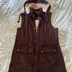 YMI Brown and Cream Vest